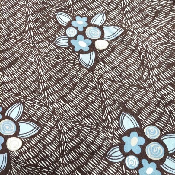 Ann Taylor LOFT Brown Floral Print A-Line Mini Skirt - Picture 3 of 8